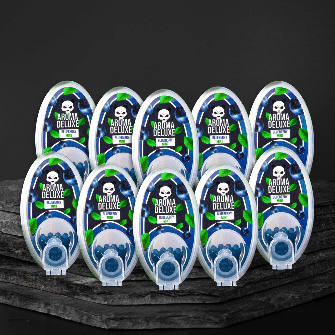 10er Blueberry Aromakugel Set - Aroma Deluxe