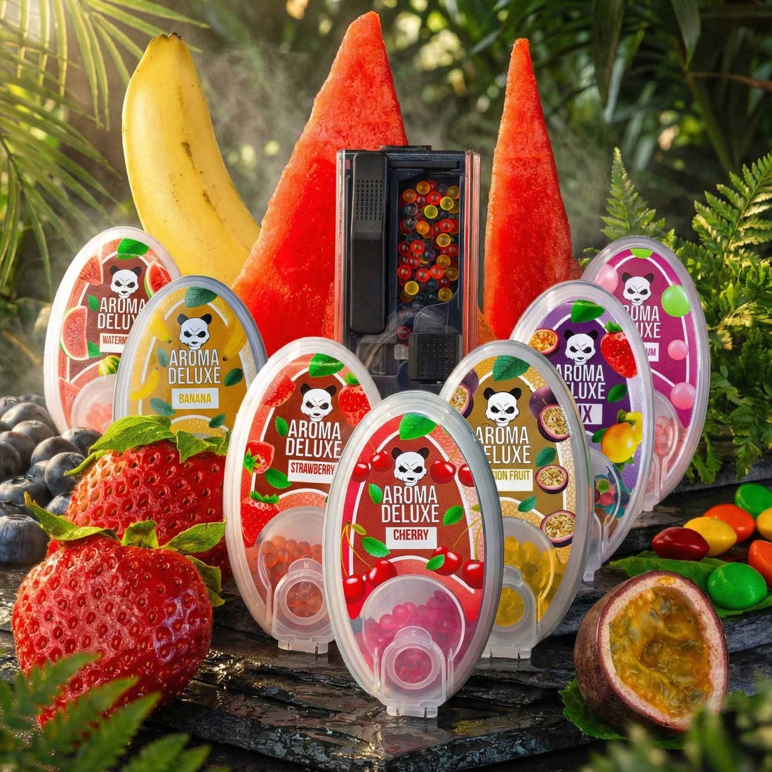 7er Aromakugel-Set + Applikator