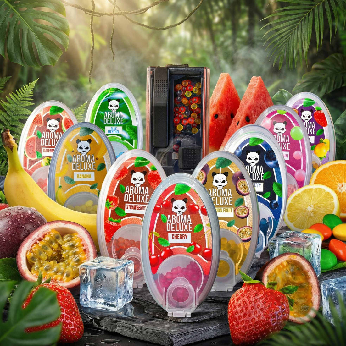 9er Aromakugel-Set + Applikator