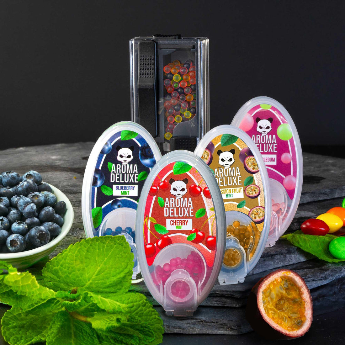 4er Aromakugel-Set + Applikator - Aroma Deluxe