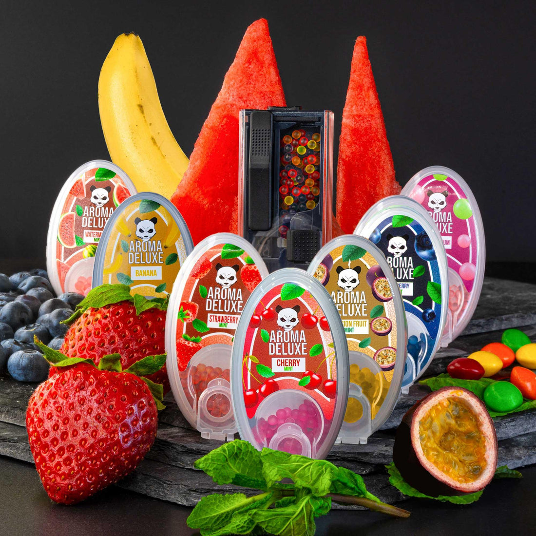 7er Aromakugel-Set + Applikator - Aroma Deluxe