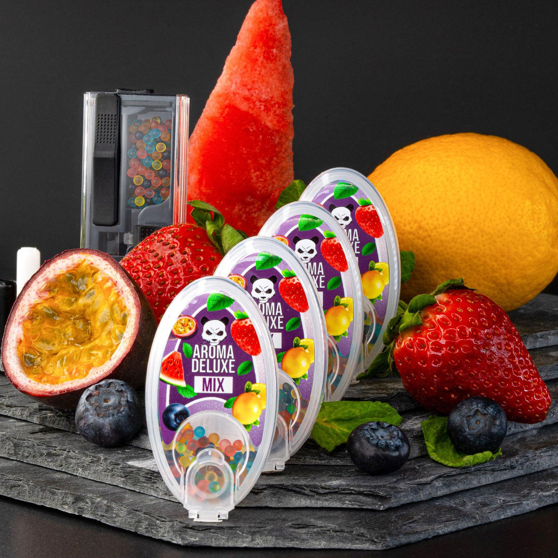 Aromakugel-Set (fruchtig) + Applikator - Aroma Deluxe