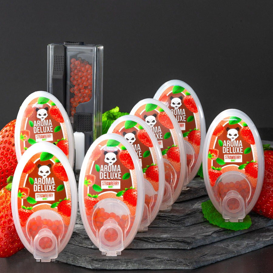 Aromakugel-Set + Applikator - 7 Geschmackssorten - Aroma Deluxe